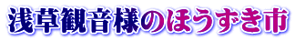 浅草観音様のほうずき市